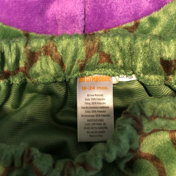 Gymboree Dragon Dinosaur Halloween Costume Size 18-24 Months 2 Piece - Picture 9 of 9